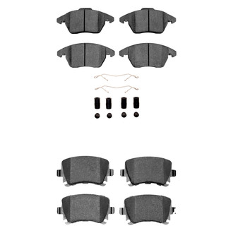 R1 Concepts® - Optimum OEp Front and Rear Brake Pad Set