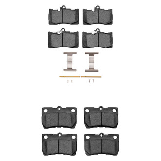 R1 Concepts® - Optimum OEp Front and Rear Brake Pad Set