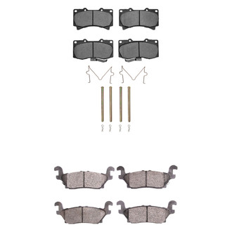R1 Concepts® - Optimum OEp Front and Rear Brake Pad Set