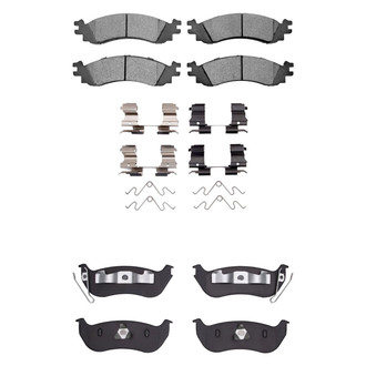 R1 Concepts® - Optimum OEp Front and Rear Brake Pad Set