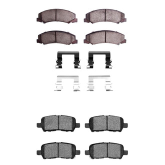 R1 Concepts® - Optimum OEp Front and Rear Brake Pad Set