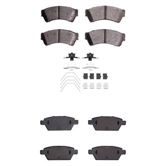 R1 Concepts® - Optimum OEp Front and Rear Brake Pad Set