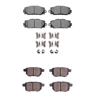 R1 Concepts® - Optimum OEp Front and Rear Brake Pad Set