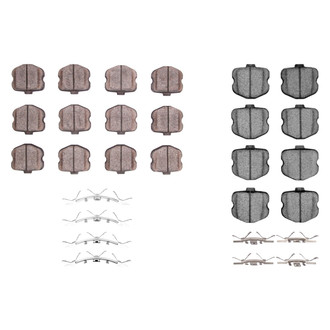 R1 Concepts® - Optimum OEp Front and Rear Brake Pad Set