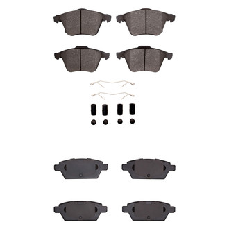 R1 Concepts® - Optimum OEp Front and Rear Brake Pad Set