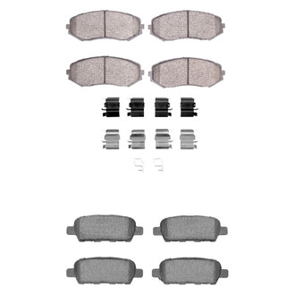 R1 Concepts® - Optimum OEp Front and Rear Brake Pad Set