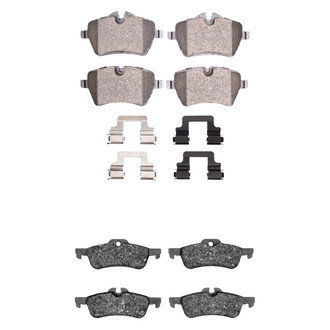 R1 Concepts® - Optimum OEp Front and Rear Brake Pad Set