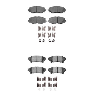R1 Concepts® - Optimum OEp Front and Rear Brake Pad Set