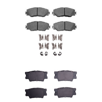 R1 Concepts® - Optimum OEp Front and Rear Brake Pad Set