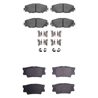 R1 Concepts® - Optimum OEp Front and Rear Brake Pad Set