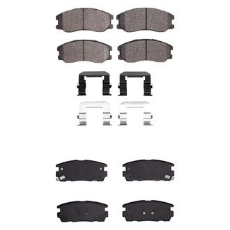 R1 Concepts® - Optimum OEp Front and Rear Brake Pad Set