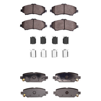 R1 Concepts® - Optimum OEp Front and Rear Brake Pad Set