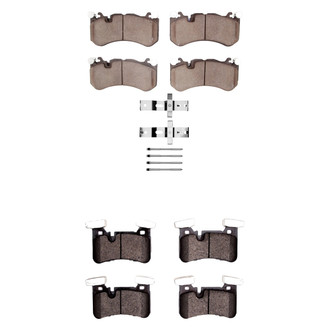 R1 Concepts® - Optimum OEp Front and Rear Brake Pad Set
