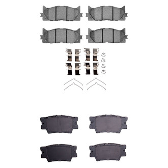 R1 Concepts® - Optimum OEp Front and Rear Brake Pad Set