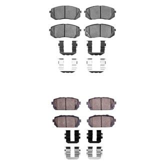 R1 Concepts® - Optimum OEp Front and Rear Brake Pad Set