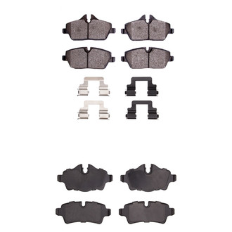 R1 Concepts® - Optimum OEp Front and Rear Brake Pad Set