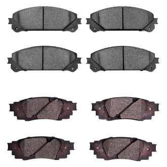 R1 Concepts® - Optimum OEp Front and Rear Brake Pad Set