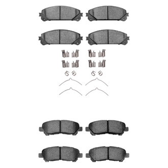 R1 Concepts® - Optimum OEp Front and Rear Brake Pad Set