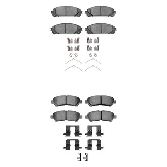 R1 Concepts® - Optimum OEp Front and Rear Brake Pad Set