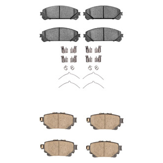 R1 Concepts® - Optimum OEp Front and Rear Brake Pad Set