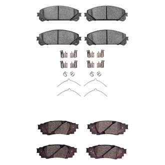 R1 Concepts® - Optimum OEp Front and Rear Brake Pad Set