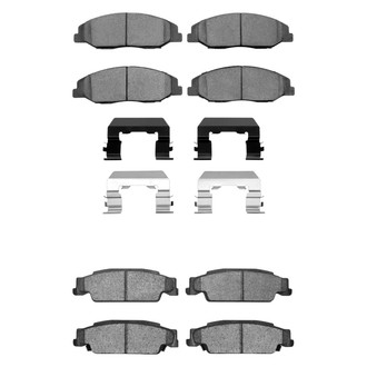 R1 Concepts® - Optimum OEp Front and Rear Brake Pad Set