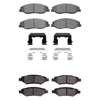 R1 Concepts® - Optimum OEp Front and Rear Brake Pad Set