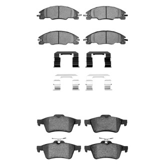 R1 Concepts® - Optimum OEp Front and Rear Brake Pad Set