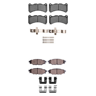 R1 Concepts® - Optimum OEp Front and Rear Brake Pad Set