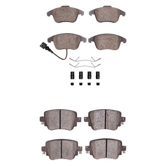 R1 Concepts® - Optimum OEp Front and Rear Brake Pad Set