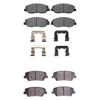 R1 Concepts® - Optimum OEp Front and Rear Brake Pad Set