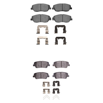 R1 Concepts® - Optimum OEp Front and Rear Brake Pad Set