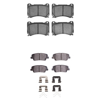 R1 Concepts® - Optimum OEp Front and Rear Brake Pad Set