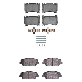 R1 Concepts® - Optimum OEp Front and Rear Brake Pad Set