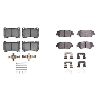 R1 Concepts® - Optimum OEp Front and Rear Brake Pad Set