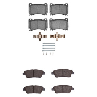 R1 Concepts® - Optimum OEp Front and Rear Brake Pad Set