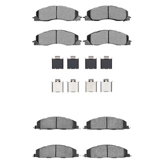 R1 Concepts® - Optimum OEp Front and Rear Brake Pad Set