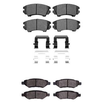 R1 Concepts® - Optimum OEp Front and Rear Brake Pad Set