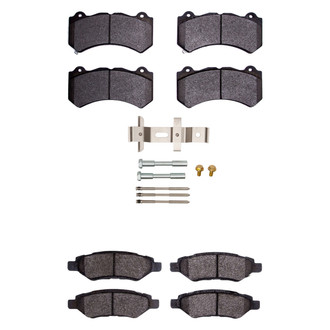 R1 Concepts® - Optimum OEp Front and Rear Brake Pad Set