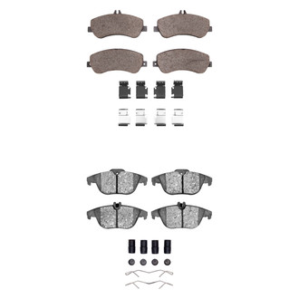 R1 Concepts® - Optimum OEp Front and Rear Brake Pad Set