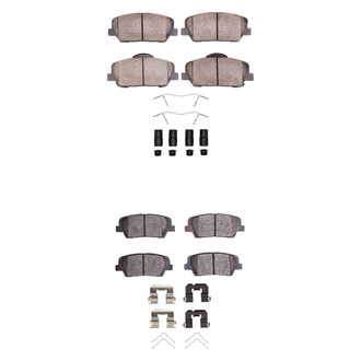R1 Concepts® - Optimum OEp Front and Rear Brake Pad Set