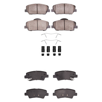 R1 Concepts® - Optimum OEp Front and Rear Brake Pad Set