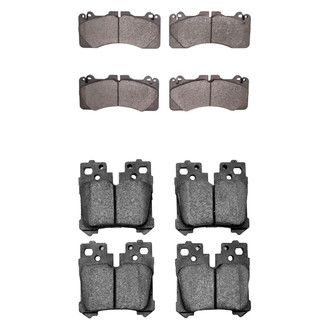 R1 Concepts® - Optimum OEp Front and Rear Brake Pad Set