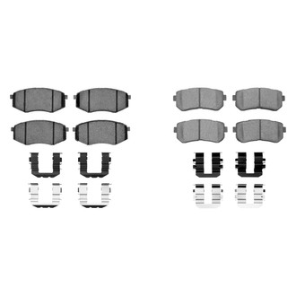 R1 Concepts® - Optimum OEp Front and Rear Brake Pad Set