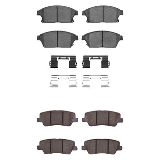 R1 Concepts® - Optimum OEp Front and Rear Brake Pad Set