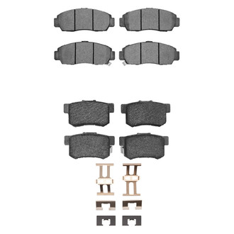 R1 Concepts® - Optimum OEp Front and Rear Brake Pad Set