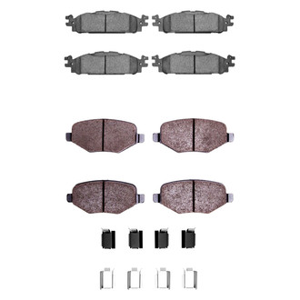 R1 Concepts® - Optimum OEp Front and Rear Brake Pad Set