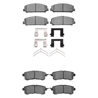 R1 Concepts® - Optimum OEp Front and Rear Brake Pad Set