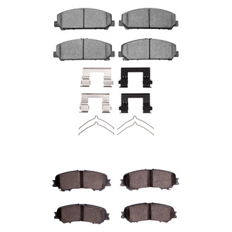 R1 Concepts® - Optimum OEp Front and Rear Brake Pad Set
