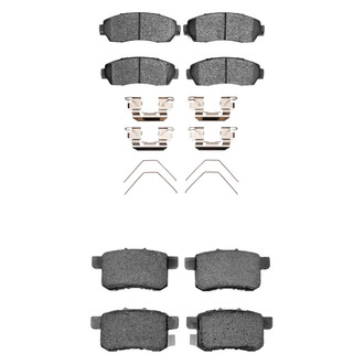 R1 Concepts® - Optimum OEp Front and Rear Brake Pad Set